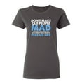 thumbnail image 1 of Don't Make Old People Mad Sarcastic Novelty Gift Idea Adult Humor Funny Women's Casual Tees, 1 of 3