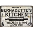 thumbnail image 1 of BERNADETTE'S Kitchen Farmhouse Sign 8 x 12 Matte Finish Metal 108120033403, 1 of 1