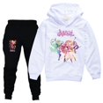 thumbnail image 1 of LoliRock Boutique-Vêtements en coton pour enfants, Everhtes Girls, 10 a 12 ans, Teenage 3t Clothes, Autumn Hooded T Shirt, Pants Imbibed Child Set zhangmenya LED, 1 of 2