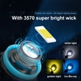 thumbnail image 4 of 2pcs H11 H7 9005 9006 LED Bulbs, 6000K Cool White Yellow Ice Blue Super Bright - Perfect For Cars, Easy Install, No Battery Needed, 4 of 10
