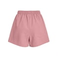 thumbnail image 3 of Flowy Athletic Shorts for Women Relaxed Fit High Waisted Tennis Short Workout Running Stretchy Drawstring Short with Pockets Pink 3XL, 3 of 5