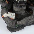 thumbnail image 4 of Animal Garden Statue Water Fountain with LED Light - Solar Powered Garden Lights Duck Water Fountain Statue Garden Decor Fountain Creative Resin Outdoor Sculpture (The duck family), 4 of 7