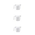 thumbnail image 1 of Bearachild 3 Tallas Medición Jarra Plástico Transparente Cocina Hornear Juego Harina Azúcar Type1 NO1 Bearachild CBP092429, 1 of 1