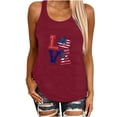 thumbnail image 1 of Blusa sin mangas con cuello redondo y estampado de girasol para mujer Fridja  gh3166, 1 of 5