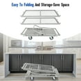 thumbnail image 3 of Platform Truck Cart Dolly Cart With Swivel Wheels 1800Lbs Capacity Trolley Cart With Wheels, Multipurpose For Grocery, Laundry, Stall, Storage, 3 of 6