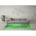 thumbnail image 3 of Ahgly Company Indoor Rectangle Oriental Emerald Green Industrial Area Rugs, 4' x 6', 3 of 4