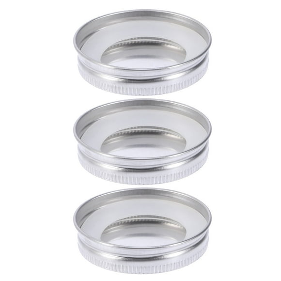 Jar Lids Stainless Steel Lids Jar Mason Jar Caps Mason Storage Bottle Caps Stainless Steel Lids for Mason Jars