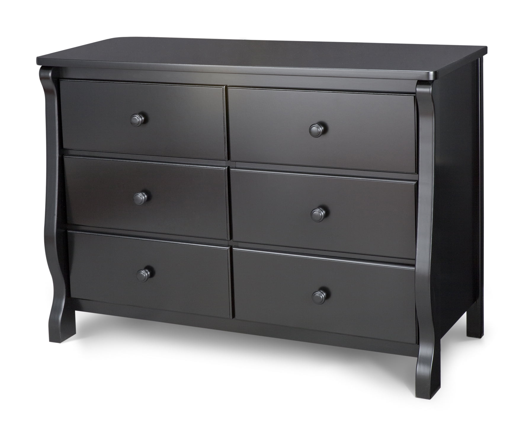 Delta Children 6-Drawer Dresser, Black