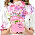 thumbnail image 4 of KALAKALA Birthday Cards, Light and Music Happy Birthday Card, Lily and Butterflies, 10 Inch Life Sized Forever Flower Bouquet 3D Pop Up Birthday Gift Card for Women Wife Mom Daughter Sister, 4 of 5