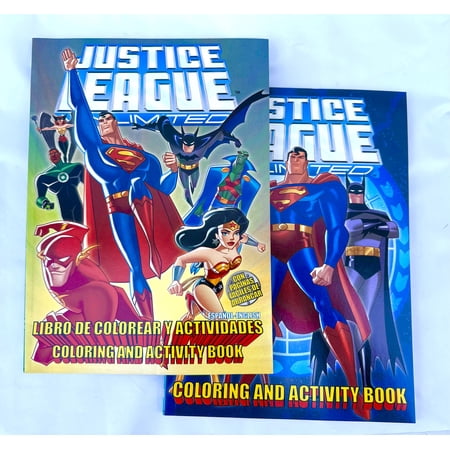 2pk Justice League Coloring and Activity Book Set