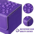 thumbnail image 4 of Cajas de cartas Weewooday de piel, tamaño grande, para más de 100 cartas, 4 of 6
