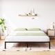 thumbnail image 5 of 12 - pulgada negra tamaño completo metal platform marco de cama con almacenamiento, steel slat support, heavy - duty, no box spring, 5 of 7