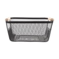 thumbnail image 4 of Tongina Metal Wire Bin Basket with Wooden Handle Container Multifunctional Kitchen Organizer Fruit Basket for Home Office Lightweight L 35.5x22.5x15.5cm, 4 of 8