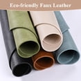 thumbnail image 6 of LOKHOM 13" Round Placemats Set of 6, Faux Leather Waterproof Heat Resistant Placemats, Reversible Solid Table Mats for Kitchen Dining Room, Beige, 6 of 7