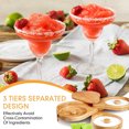 thumbnail image 2 of Yuarrent Especiero de múltiples capas con compartimentos giratorios, resistente y duradero, diseño, especias sabores cocinas y Cocina y Comedor, 2 of 6