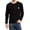 01 Black, variant on Aiyino Men's Loose Fit Heavyweight Long Sleeve Pocket Henley T-Shirt