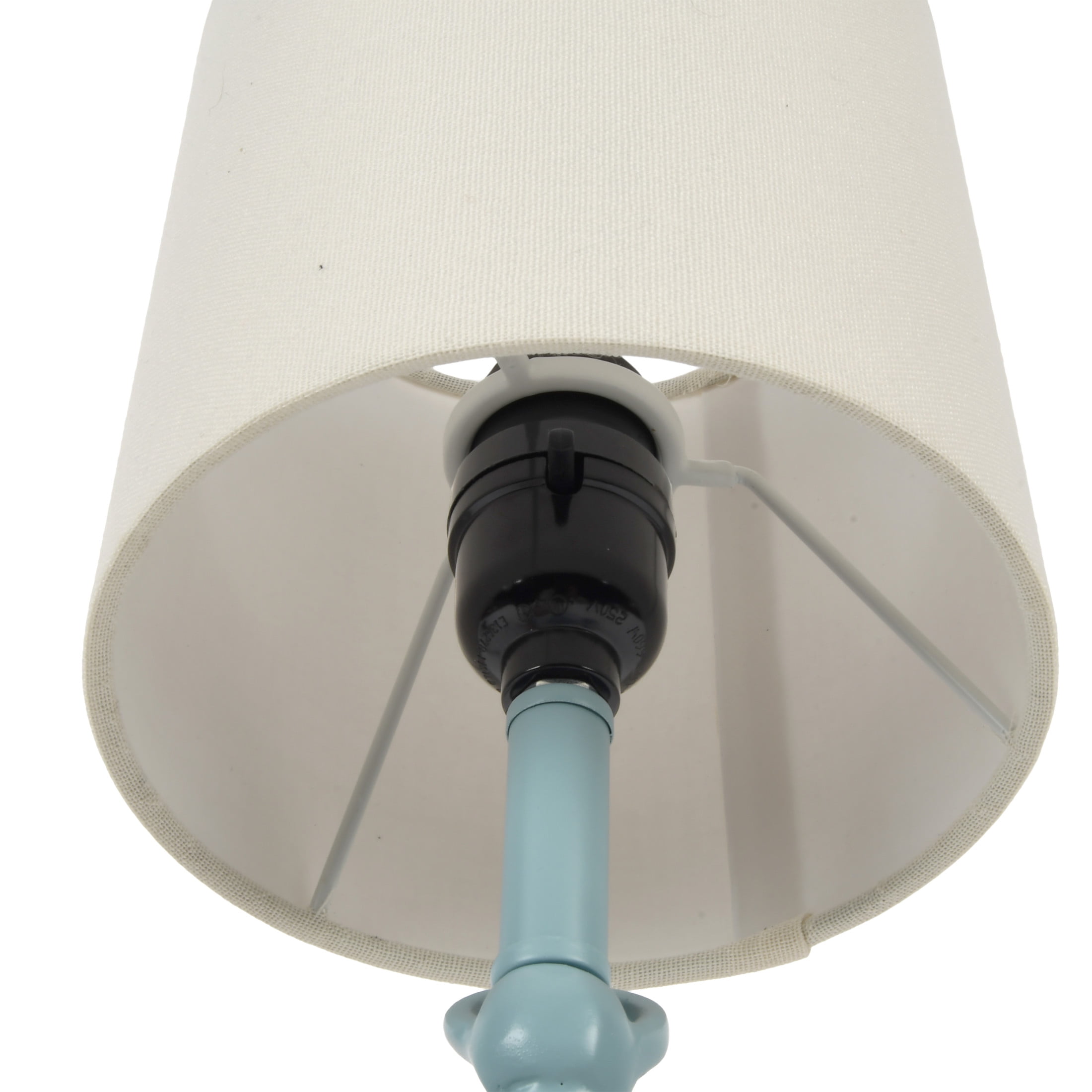 Decor Therapy Anchor Resin Accent Lamp, 40W, 8x8x16 inches, Sky Blue