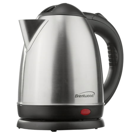 Brentwood KT-1780 1000W 1.5 Liter Stainless Steel Electric Cordless Tea
