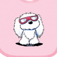 thumbnail image 4 of Inktastic Summertime Maltese Boys or Girls Baby Bib, 4 of 4