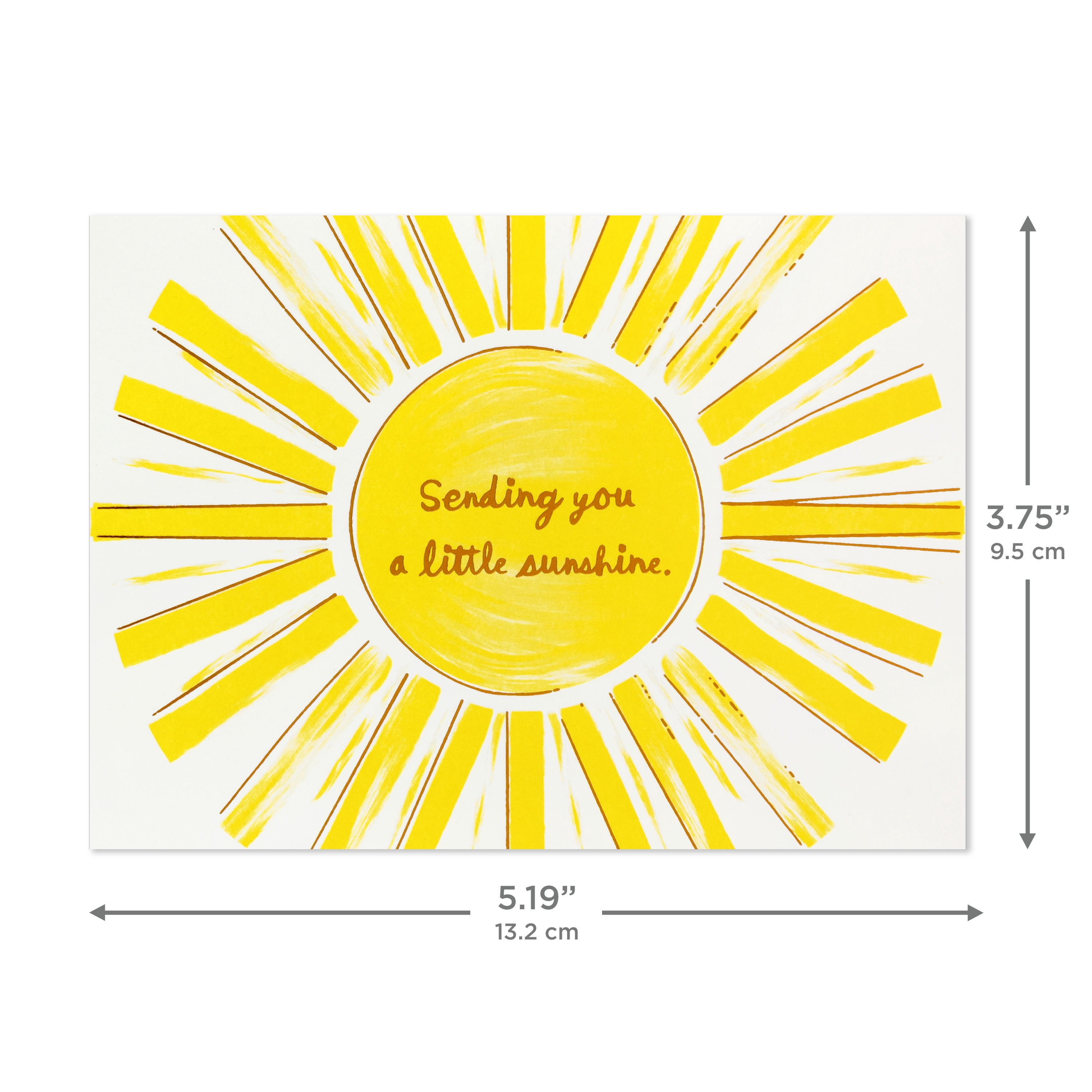 Hallmark Blank Notes (A Little Sunshine), 10 Count