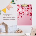 thumbnail image 6 of Acrylic Writing Board Gold 12.5*9 Inch Clipboards Transparent Acrylic Material Suitable For Office Classroom Teachers Fashion Bloggers Stationery Enthusiasts Love Pattern, 6 of 9