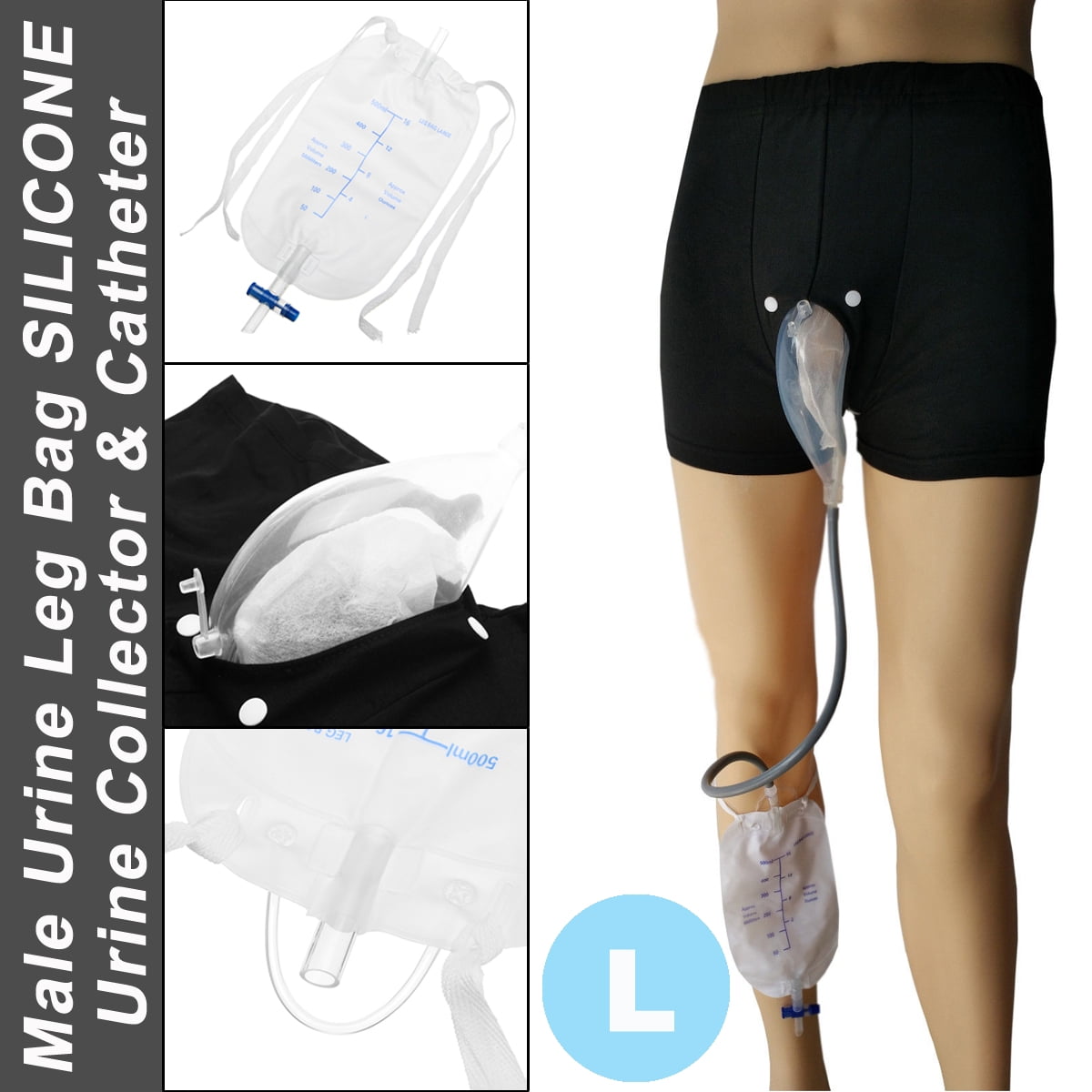 Medical Silicone Urine Bag Urine Collection Set Breathable Urinal Spill  Proof Bag For Urine Incontinence For Elderly Men Women  Fruugo IN