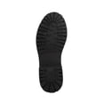 thumbnail image 4 of SUGAR Womens Black Floral Lace-Up Front Stitch Detailing Cushioned Kaedy Round Toe Block Heel Zip-Up Combat Boots 6 M, 4 of 4