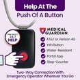 thumbnail image 6 of Medical Guardian MGMini | Medical Alert Device for Seniors | Water-Resistant, Emergency Call Button, 24/7 Monitoring, Step Counter, GPS Tracking | Monthly Subscription Required | Black, 6 of 18