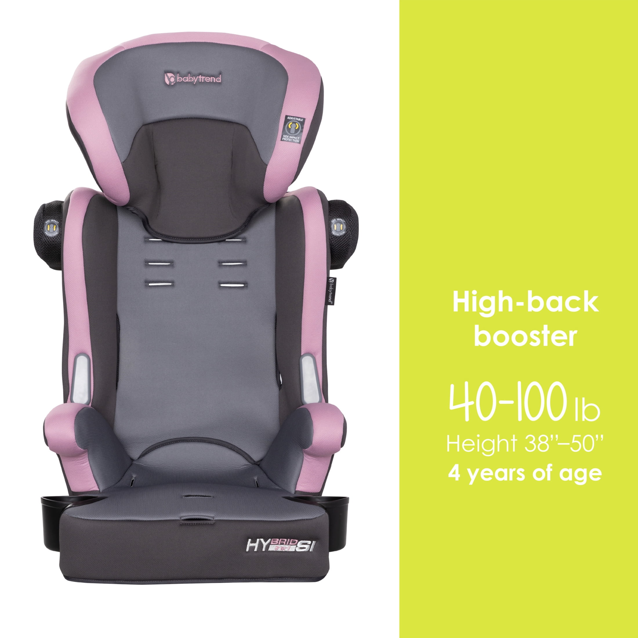 Baby Trend Hybrid SI 3-in-1 Combination Booster Car Seat with Side Impact Protection