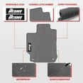 thumbnail image 4 of Ikon Motorsports Floor Mats Compatible With 2012-2017 Toyota Camry, Latex Heavy Duty All Weather Season Car Auto Front Rear Carpets Liner 5PC Gray, 4 of 9