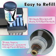 Koala Sublimation Ink Refill Kit, 600ML Ink, Compatible with Inkjet Surecolor F170 F570 F530 F500 F550 Ecotank ET-2400 2800 ET-2803 ET-2850 ET-2720 ET-2760 ET-4800 ET-15000 etc.