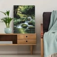 thumbnail image 5 of Serene Forest Stream Canvas Art/Wall Art， Suitable for Living Room， Bedroom， Bathroom， Office， and Meditation Room Decoration., 5 of 9