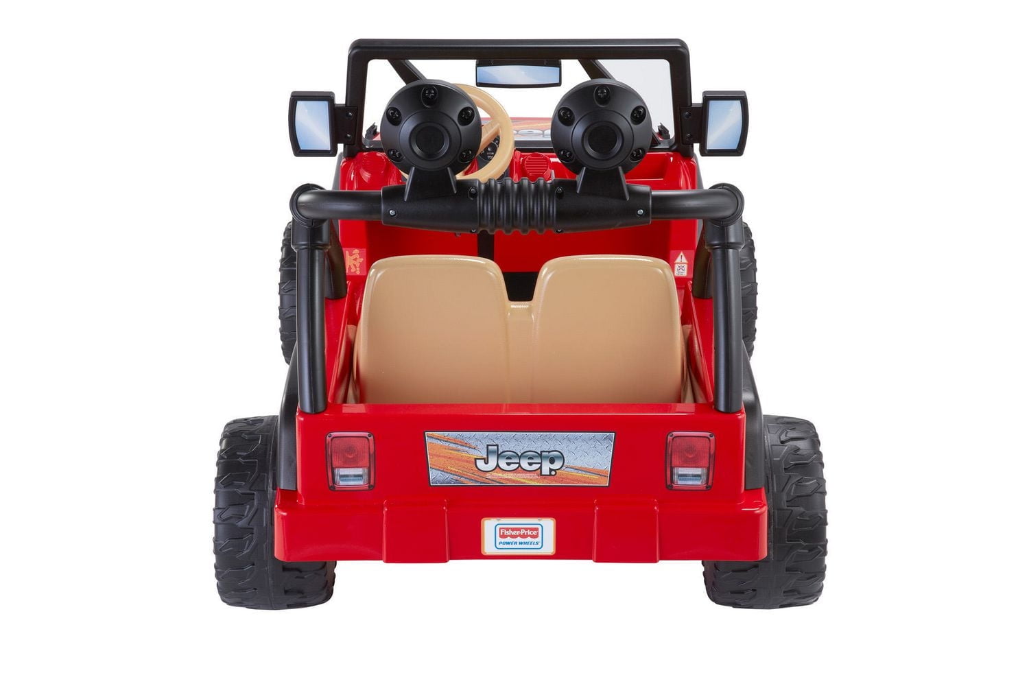 Jeep Wrangler Power Wheels - rouge et noir