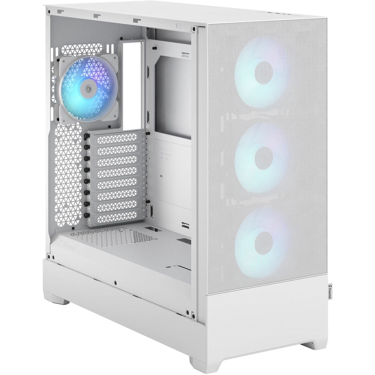 Fractal Design Pop XL Air RGB White TG ATX High-Airflow Clear Tempered Glass Window Full Tower Computer Case