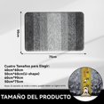 thumbnail image 2 of Tapete de Baño Alfombra Antideslizante, Tapete para Piso Lavable a Máquina con Microfibras Suaves Absorbentes de Agua, Baño de Felpa Gruesa, Tapete Absorbente para Baño, Cocina, Salón, 2 of 4