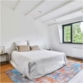 thumbnail image 3 of JERFIT 8x10 Washable Area Rug Non-Slip Low Pile, Multi Color Polyester Indoor Rug for Living Room Bedroom Kitchen, Pet Friendly Non-Shedding Foldable Carpet, 3 of 9