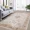 Beige, variant on Hasoo 10' x 13' Modern Large Area Rug Low-Pile Distressed Area Rug Carpet for Living Room Bedroom, Light Blue