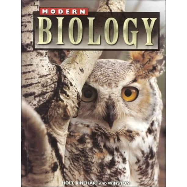 MODERN BIOLOGY HOLT RINEHART AND WINSTON TEXTBOOK PDF visual data 5