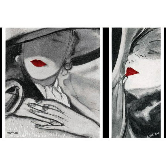 Marmont Hill "Hat Lady 2" by Saturday Evening Post Painting Print on Canvas