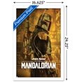 thumbnail image 3 of Star Wars: The Mandalorian Season 2 - Boba Fett One Sheet Wall Poster, 14.725" x 22.375", Framed, 3 of 5