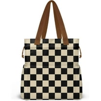 Lunch Bag for Women Insulated Womens Drawstring Lunch Bag for Work, Stain-Resistant Large Lunch Box for Women with Containers, Cinch Closure Cromwell Bag Black Man Reusable Lunch Bag Office