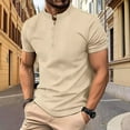 thumbnail image 2 of White Summer Tops for Men Mens Blouses Casual Summer Shirts for Men Dressy Casual Sexy Men Workout Tops Loose Fit Tee Shirts Mens Graphic, 2 of 7