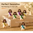 thumbnail image 4 of 30 Pcs Colorful Mini Jesus Rubber Figurines, 1.4" Religious Party Favors for Christmas and Baptism, Durable Hide and Seek Jesus Figures for Sunday School and Christian Gifts, 4 of 11