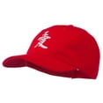 thumbnail image 2 of Japanese Chinese Love Embroidered Cap - Red OSFM, 2 of 5