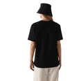 thumbnail image 3 of Camisetas de Corta Extragrandes para Mujer, Cuello Redondo, Holgadas, para Hacer Ejercicio, Informales, de Verano, de Algodón, Color Negro, Talla XL, 3 of 8