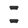 thumbnail image 2 of Wosthever Macetero innovador y ecológico negro: para macetas de interior y exterior Balcón Macetas Lavabo 9 16.5 * 12 * 6 cm Cuenca 9 16.5*12*6cm 2piezas, 2 of 6