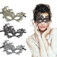 thumbnail image 1 of Mascarada - Paquete de 3 máscaras de Halloween para mujer de encaje veneciano, antifaz sexy para fiesta para mujer oso de fresa  Hogar, 1 of 5