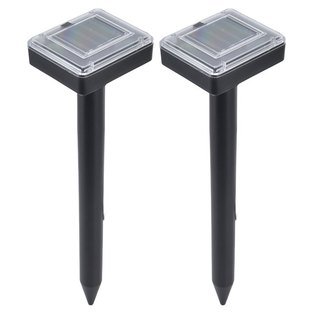 Repelente solar ultrasónico, 2 piezas Repelente solar ultrasónico Repelente solar para ratones Repelente de plagas para exteriores Resultados impresionantes