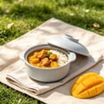 thumbnail image 6 of Iuhan Microwave Safe Soup Bowl With Lid And Spoon, Double Handle Bowl For Kitchen Dining, Wheat Straw Bowl For Home Daily Use, 6 of 6