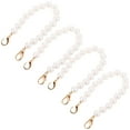 thumbnail image 2 of LOLIPPYY 4PCS Round Imitation Handle Replacement Chain Straps Handbag Chains with Metal Buckles Bags Decoration, 2 of 7